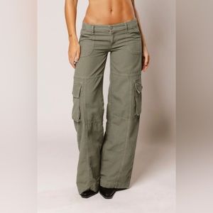 REVICE denim green cargos size 26